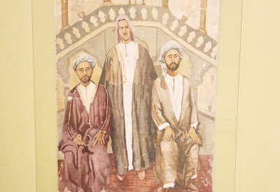 افتتاح المعرض الاستعادي للفنان حسين السني