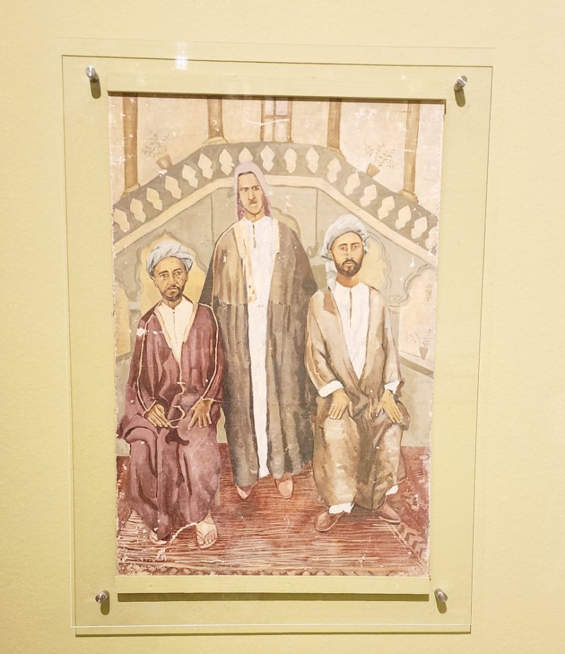 افتتاح المعرض الاستعادي للفنان حسين السني