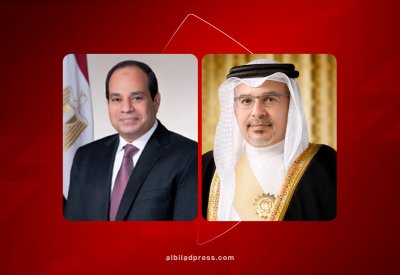 سمو ولي العهد رئيس مجلس الوزراء يهنئ الرئيس المصري بذكرى السادس من أكتوبر