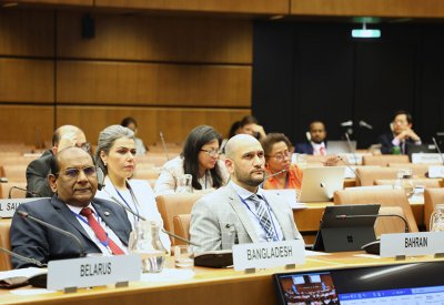 الرئيس التنفيذي لهيئة تنظيم سوق العمل يشارك في اجتماع الفريق العامل المعني بالاتجار بالأشخاص في فيينا