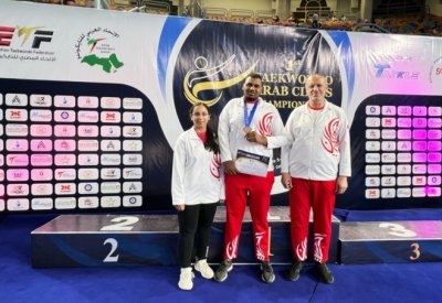 لاعب الباراتايكولندو علي قرينيس يحقق ذهبية بطولة الاندية العربية للتايكواندو
