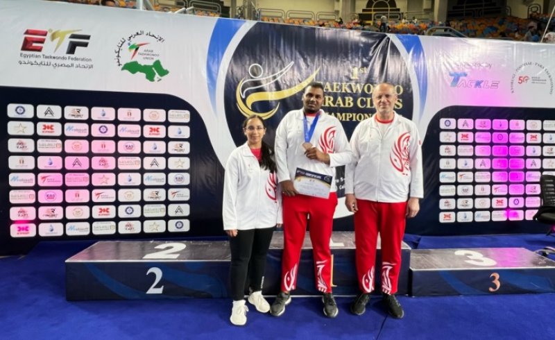 لاعب الباراتايكولندو علي قرينيس يحقق ذهبية بطولة الاندية العربية للتايكواندو