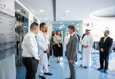 الرئيس التنفيذي للمستشفيات الحكومية يتفقد مركز إبراهيم خليل كانو الصحي والاجتماعي