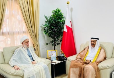 رئيس المجلس الأعلى للشئون الإسلامية يستقبل الشيخ ناصر العصفور بمناسبة تعيينه عضوًا بالمجلس