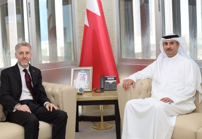 وزير العدل يبحث مع السفير البريطاني الجديد‎‎ أوجه التعاون المشترك