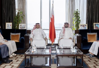 الأمين العام للمجلس الأعلى للشباب والرياضة يستقبل في مكتبه الرئيس التنفيذي لشركة (STC) البحرين