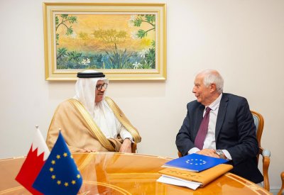 وزير الخارجية يجتمع مع الممثل السامي للاتحاد الأوروبي للشؤون الخارجية والسياسة الأمنية