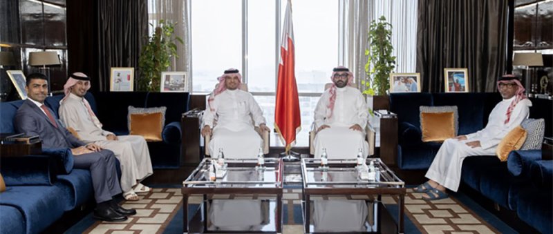 الأمين العام للمجلس الأعلى للشباب والرياضة يستقبل الرئيس التنفيذي لشركة (إس تي سي) البحرين