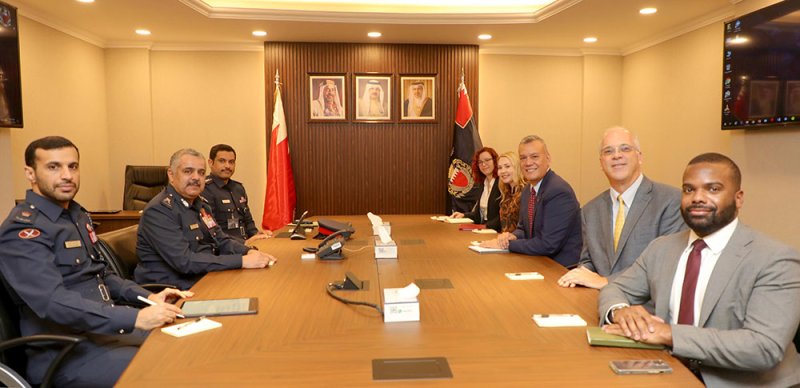 نائب رئيس الأمن العام يستقبل وفداً من موظفي مجلسي الشيوخ والنواب الأمريكي