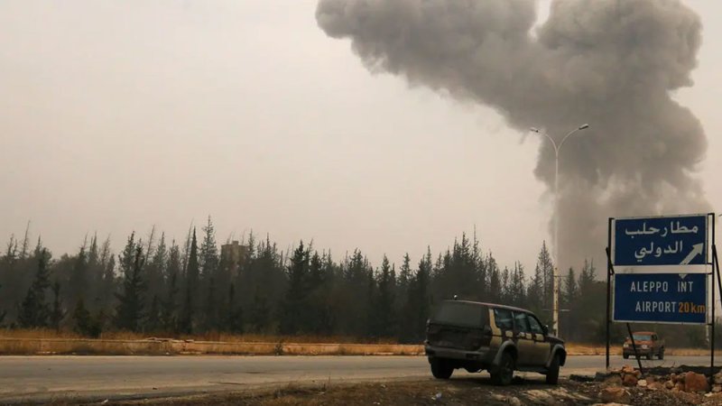 خروج مطاري دمشق وحلب عن الخدمة جراء القصف الإسرائيلي