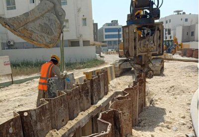 "الأشغال": إنجاز 54% من أعمال إنشاء شبكة للصرف الصحي بمجمع 711 في منطقة توبلي