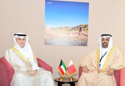 معالي وزير المالية والاقتصاد الوطني يلتقي وزير المالية بدولة الكويت