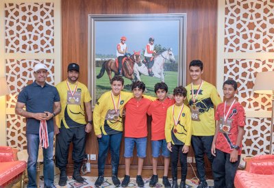 أنجال ناصر بن حمد يتوجان أنجال خالد بن حمد في سباق البراعم للقدرة