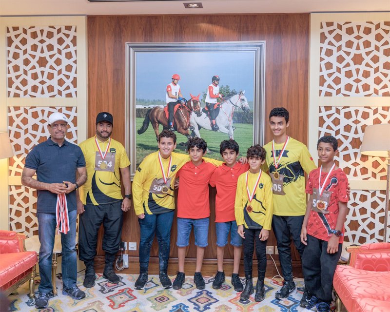 أنجال ناصر بن حمد يتوجان أنجال خالد بن حمد في سباق البراعم للقدرة