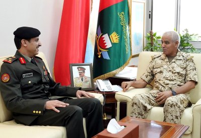 رئيس هيئة الأركان يستقبل الملحق العسكري بسفارة دولة الكويت الشقيقة المعتمد لدى مملكة البحرين