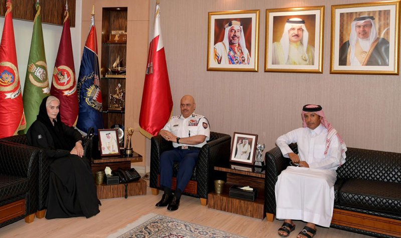 رئيس الأمن العام يستقبل رئيس جمعية البحرين لمكاتب الاستقدام