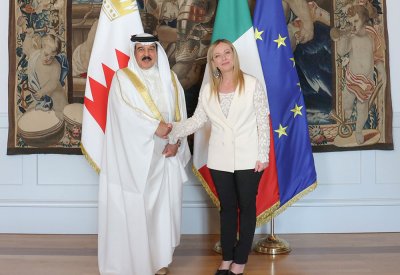 جلالة الملك المعظم يستعرض مع رئيسة وزراء الجمهورية الإيطالية علاقات الصداقة وآخر المستجدات الإقليمية والدولية