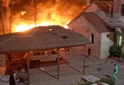 مقتل 500 شخص بغارة إسرائيلية على ساحة مستشفى في غزة