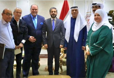 وفد الهيئة العربية للمسرح يلتقي وزير التعليم العراقي