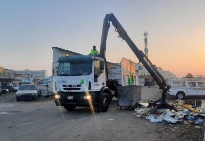 بلدية الشمالية تقوم بحملة نظافة في منطقة الهملة