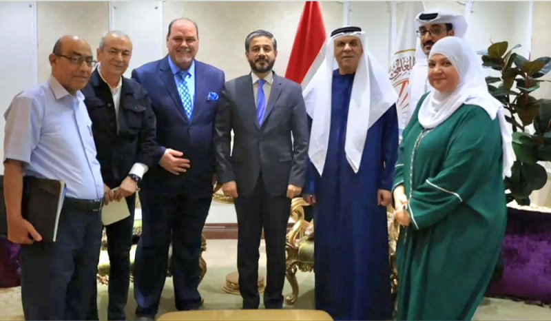 وفد الهيئة العربية للمسرح يلتقي وزير التعليم العراقي