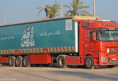 مئات شاحنات المساعدات تنتظر دخول غزة بعد اتفاق السيسي وبايدن