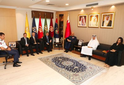 رئيس الأمن العام يستقبل الفريق المعني بتقديم دورة " التطوير الإداري وإعادة هندسة الإجراءات"
