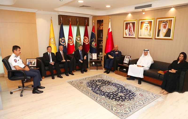 رئيس الأمن العام يستقبل الفريق المعني بتقديم دورة " التطوير الإداري وإعادة هندسة الإجراءات"