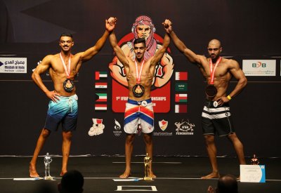29 ميدالية ملونة يحصدها اللاعبون البحرينيون في كأس الخليج الأولى لبناء الأجسام