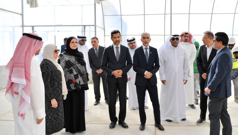 المبارك والحوّاج يتفقدان مشروع جلالة الملك للأمن الغذائي في هورة عالي