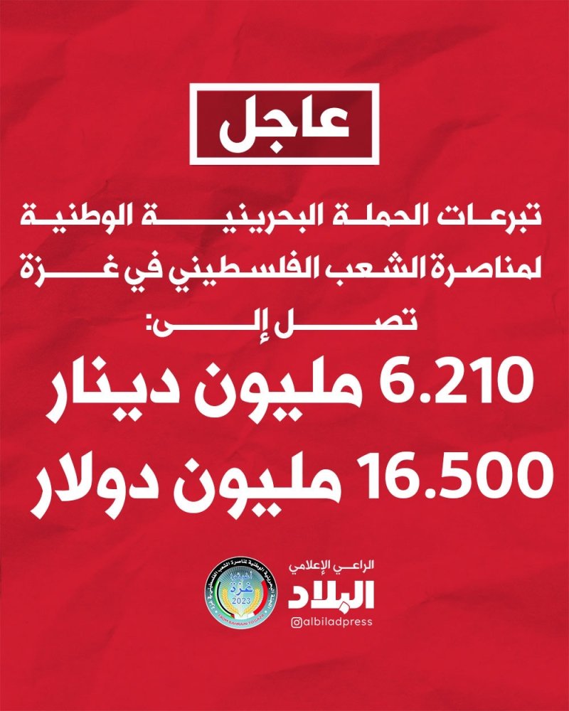 6.2 ملايين دينار إجمالي مساهمات الحملة الوطنية لمناصرة الشعب الفلسطيني