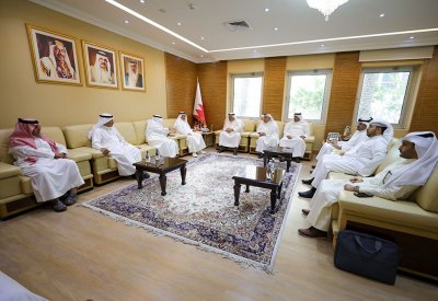 رئيس التفتيش القضائي يستعرض مع وفد قضائي كويتي أبرز المشاريع القضائية التطويرية