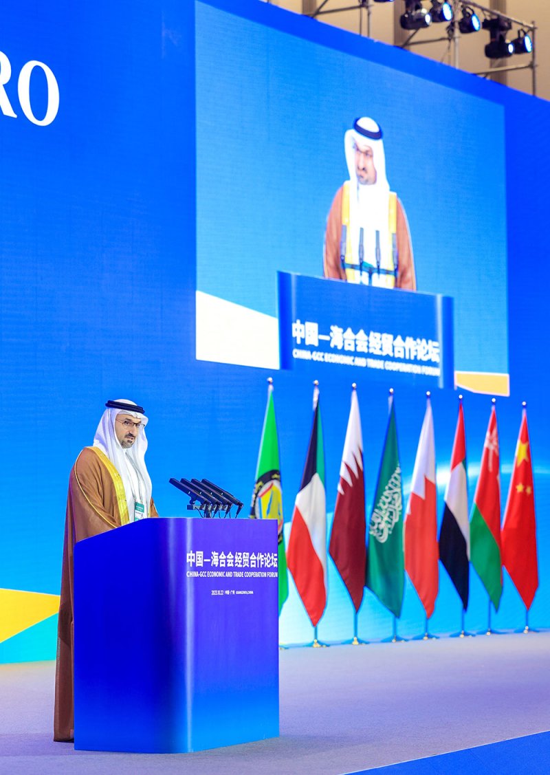 وزير الصناعة يشارك في حفل افتتاح منتدى التعاون الاقتصادي والتجاري بين دول مجلس التعاون الخليجي والصين
