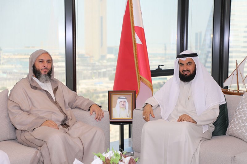 رئيس مجلس الأوقاف السنية يستقبل الشيخ د.سعيد الكملي