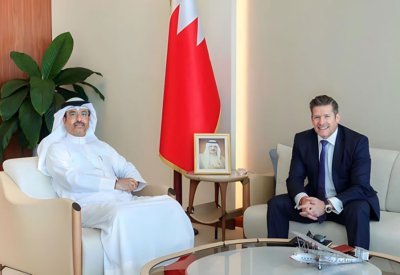 وزير المواصلات والاتصالات يستقبل المدير التنفيذي لشركة أي بي ام تيرمينالز