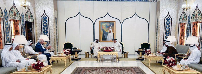 جلالة الملك المعظم وسمو نائب رئيس دولة الإمارات العربية المتحدة يؤكدان على عمق الروابط التاريخية المشتركة بين البلدين
