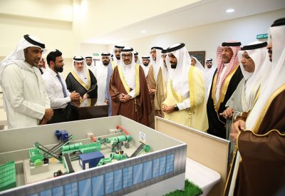 سمو محافظ المحافظة الجنوبية يفتتح معرض مشاريع برنامج السجون المفتوحة