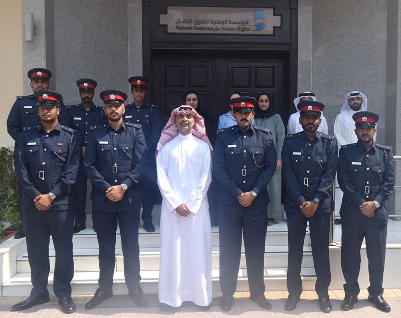 "الوطنية للحقوق" تنظّم محاضرة تعريفية لمجموعة من الضباط