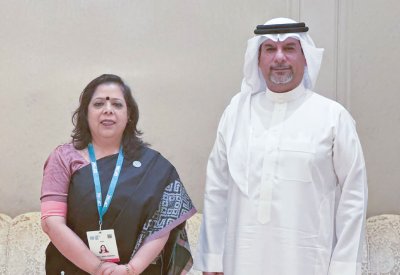 وزير “النفط” يبحث مع مسؤولة هندية تحقيق أهداف التنمية المستدامة