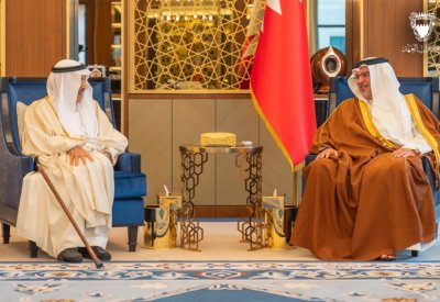 سمو ولي العهد رئيس مجلس الوزراء يلتقي السيد عبدالرحمن ناصر العوهلي وعدداً من أفراد عائلة العوهلي
