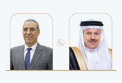 اتصال هاتفي بين سعادة وزير الخارجية وأمين سر اللجنة التنفيذية لمنظمة التحرير الفلسطينية