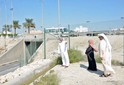 محافظ الشمالية يتفقد مراحل مشروع تصريف المياه في مناطق المحافظة