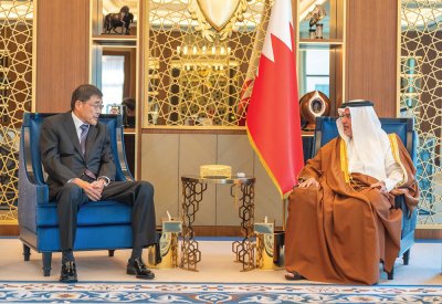 سمو ولي العهد رئيس مجلس الوزراء يؤكد على ما يجمع البحرين واليابان من شراكةٍ استراتيجية