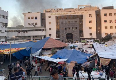 بذريعة "مترو حماس".. إسرائيل تحشد قرب أكبر مستشفيات غزة