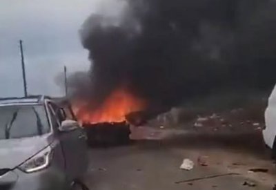 بالفيديو: إصابة إسرائيليين بصاروخ مضاد للدبابات أطلق من لبنان