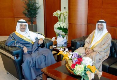 الشيخ سلمان بن عبدالله يستقبل رئيس جهاز الخدمة المدنية