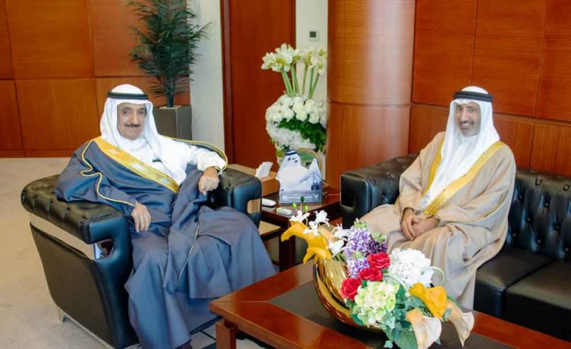 الشيخ سلمان بن عبدالله يستقبل رئيس جهاز الخدمة المدنية