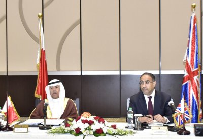 وزير شؤون الدفاع يترأس الجانب البحريني في أعمال اجتماع اللجنة البحرينية البريطانية العسكرية المشتركة