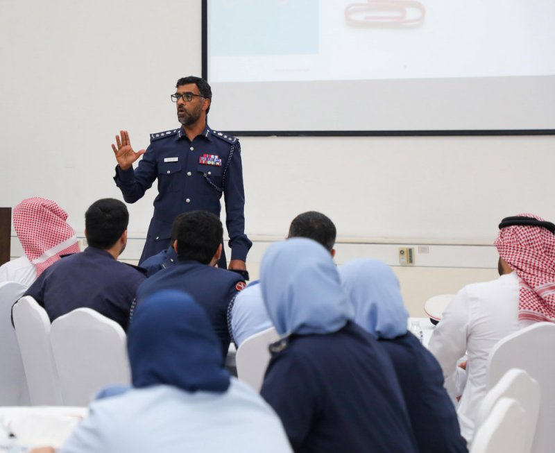 مديرية شرطة جسر الملك فهد تنظم دورة "الابتكار الأمني وخدمة العملاء"
