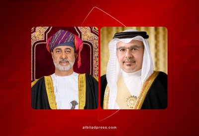 سمو ولي العهد رئيس مجلس الوزراء يهنئ سلطان عمان بذكرى العيد الوطني